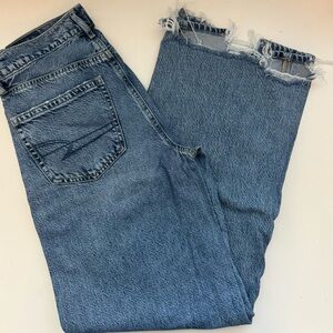 AE Dreamy Drape Super High-Waisted Baggy Wide-Leg Jean